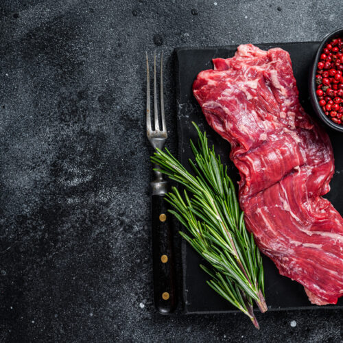 Jautienos diafragmos steikas / Skirt steak